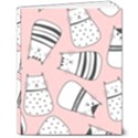 Cute Cats Cartoon Seamless-pattern 8  x 10  Hardcover Notebook View1