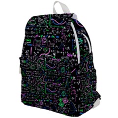 Math-linear-mathematics-education-circle-background Top Flap Backpack by Vaneshart