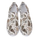 Paisley Pattern Background Graphic Women s Slip On Sneakers View1
