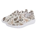 Paisley Pattern Background Graphic Women s Slip On Sneakers View2