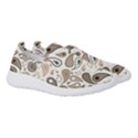 Paisley Pattern Background Graphic Women s Slip On Sneakers View3