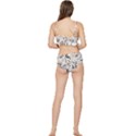 Paisley Pattern Background Graphic Frilly Bikini Set View2
