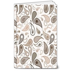 Paisley Pattern Background Graphic 8  X 10  Hardcover Notebook