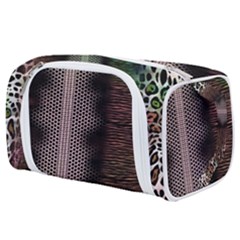Leopard Animal Shawl Honeycomb Toiletries Pouch