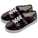 Leopard Animal Shawl Honeycomb Kids  Classic Low Top Sneakers View2