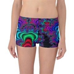 Abstract Piece Color Boyleg Bikini Bottoms