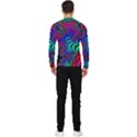 Abstract Piece Color Men s Long Sleeve Rash Guard View2