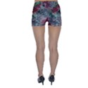 Design Pattern Scarf Gradient Skinny Shorts View2