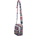 3d Flower Bloom Embossed Pattern Shoulder Strap Belt Bag View2