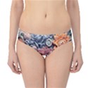 3d Flower Bloom Embossed Pattern Hipster Bikini Bottoms View1