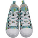 Chihuahua Bubble Kawaii Boba Tea Cute Dog Kids  Mid-Top Canvas Sneakers View1