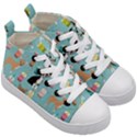 Chihuahua Bubble Kawaii Boba Tea Cute Dog Kids  Mid-Top Canvas Sneakers View3