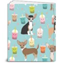 Chihuahua Bubble Kawaii Boba Tea Cute Dog 8  x 10  Hardcover Notebook View2