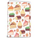 Seamless Pattern Hand Drawing Cartoon Dessert And Cake 8  x 10  Softcover Notebook View2