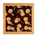 Cat Spacesuit Space Suit Astronaut Pattern Wood Photo Frame Cube View2