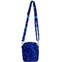 Blue Bubbles Abstract Shoulder Strap Belt Bag View3
