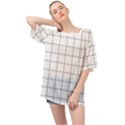 Mesh Oversized Chiffon Top View1