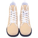 Cute Sunset Orange	 - 	High-Top Canvas Sneakers View1