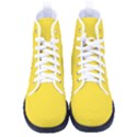 Butter Yellow	 - 	High-Top Canvas Sneakers View1