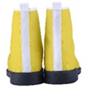 Butter Yellow	 - 	High-Top Canvas Sneakers View4