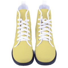 Hansa Yellow	 - 	high-top Canvas Sneakers