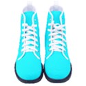 Spanish Sky Blue	 - 	High-Top Canvas Sneakers View1