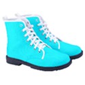 Spanish Sky Blue	 - 	High-Top Canvas Sneakers View3