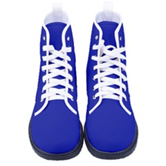 Admiral Blue	 - 	high-top Canvas Sneakers