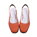 Shocking Orange	 - 	Classic Slingback Heels View1