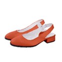 Shocking Orange	 - 	Classic Slingback Heels View2