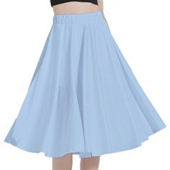 Blue Sea	 - 	a-line Full Circle Midi Skirt With Pocket