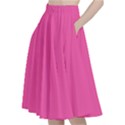 Bubble Gum Pink	 - 	A-Line Full Circle Midi Skirt With Pocket View2