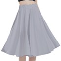 Harbor Mist Grey	 - 	A-Line Full Circle Midi Skirt With Pocket View1