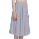 Harbor Mist Grey	 - 	A-Line Full Circle Midi Skirt With Pocket View3