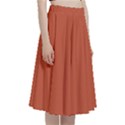 Dark Mango	 - 	A-Line Full Circle Midi Skirt With Pocket View3