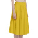 Jonquil Yellow	 - 	A-Line Full Circle Midi Skirt With Pocket View3