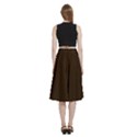 Chocolate  Brown	 - 	A-Line Full Circle Midi Skirt With Pocket View4