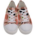 Doodle Yakisoba Seamless Pattern Background Cartoon Japanese Street Food Men s Low Top Canvas Sneakers View1