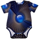 Abstract Background Pattern Baby Short Sleeve Bodysuit View1