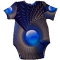 Abstract Background Pattern Baby Short Sleeve Bodysuit View2