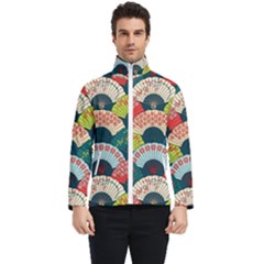 Japanese Fans Bright Pattern Men s Bomber Jacket