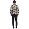Japanese Fans Bright Pattern Men s Bomber Jacket View4