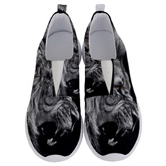 Angry Lion Black And White No Lace Lightweight Shoes