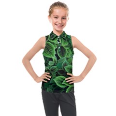 Shanghai Botanical Garden Kids  Sleeveless Polo Tee