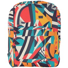 Colorful Abstract Full Print Backpack by Jack14