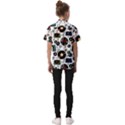 Records Vinyl Seamless Background Kids  Short Sleeve Shirt View2