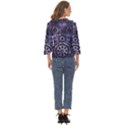 Hamsa Hand Cut Out Wide Sleeve Top View4