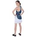 Space Theme Art Pattern Design Wallpaper Racer Back Mesh Tank Top View2