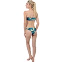 Waves Wave Ocean Sea Abstract Whimsical Abstract Art Classic Bandeau Bikini Set View2