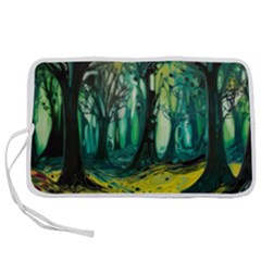 Ai Generated Trees Forest Mystical Forest Nature Art Pen Storage Case (s) by Ndabl3x